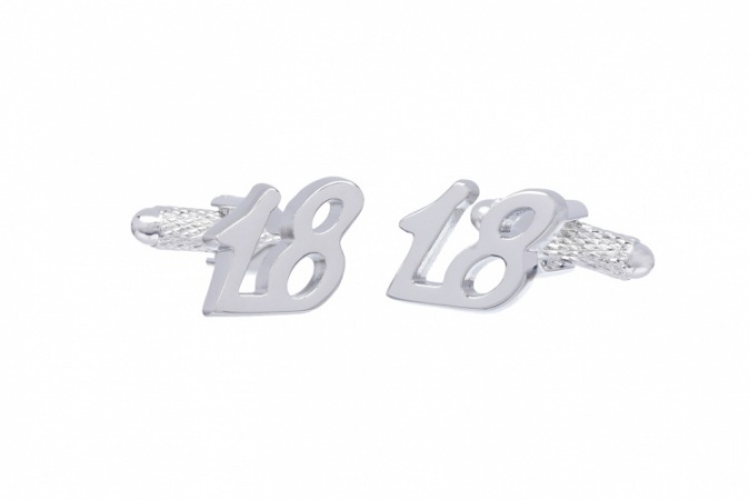 18th Birthday Cufflinks